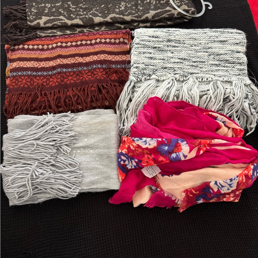 Multicolor Women's Scarf Set 5 pc